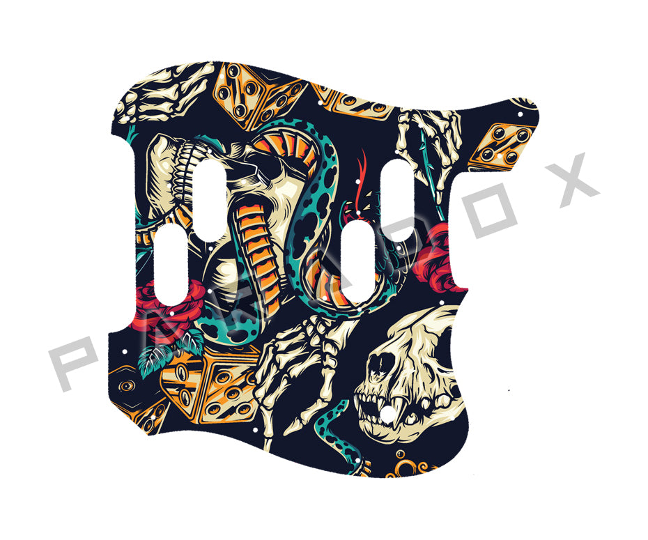 Custom Pickguard For 1965 - 1968 Made in America Fender Electric XII