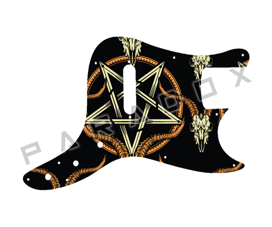 Custom Pickguard For 1998 - 2021 Squier by Fender Affinity Bronco Bass