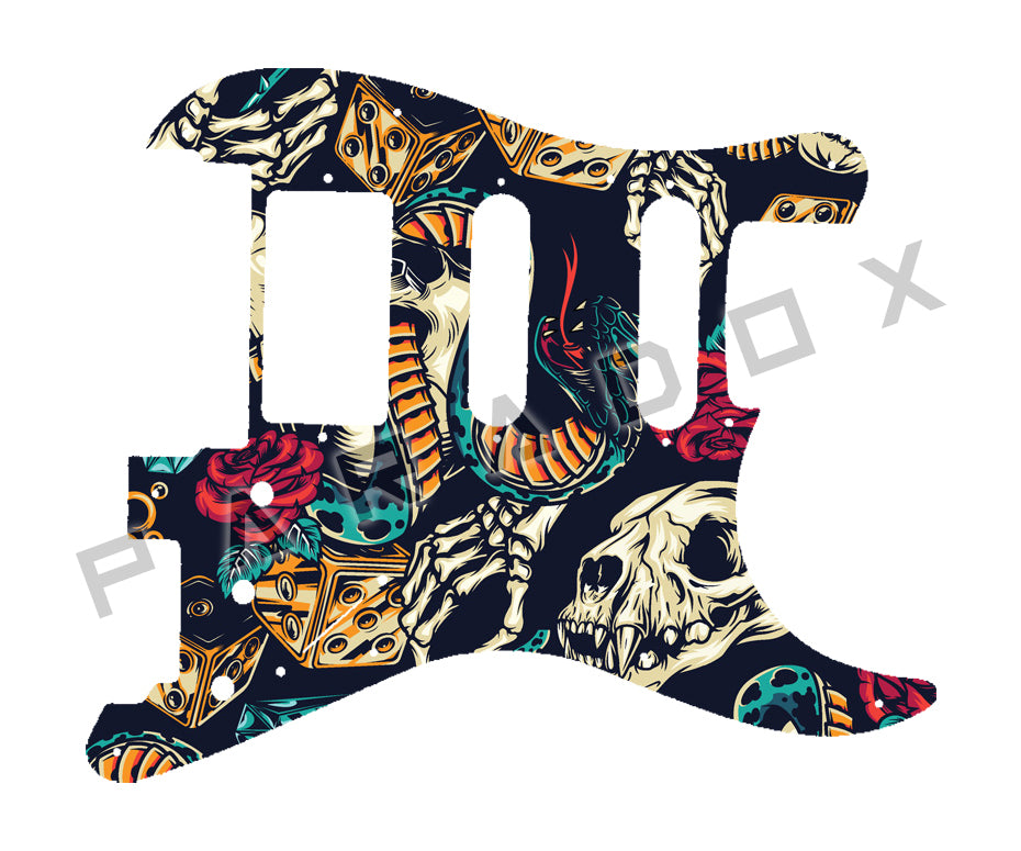 Custom Pickguard For 1988 - 1989 Made in Japan Casio PG-380 Synth Guitar