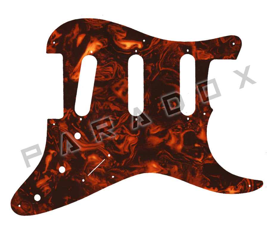 Custom Pickguard For 1986 - 1989 Made in Japan Charvel Model 1A3S Super Strat SSS