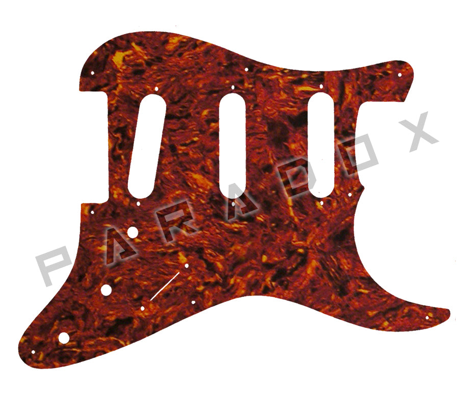 Custom Pickguard For 1986 - 1989 Made in Japan Charvel Model 1A3S Super Strat SSS