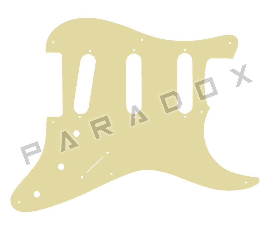 Custom Pickguard For 1986 - 1989 Made in Japan Charvel Model 1A3S Super Strat SSS