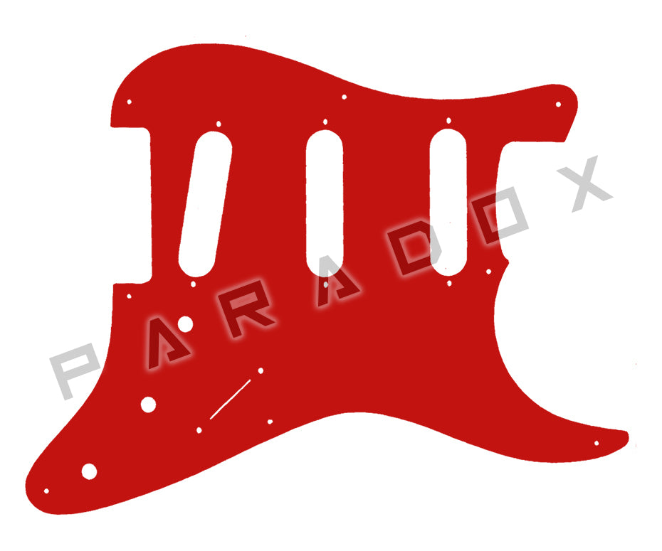 Custom Pickguard For 1986 - 1989 Made in Japan Charvel Model 1A3S Super Strat SSS