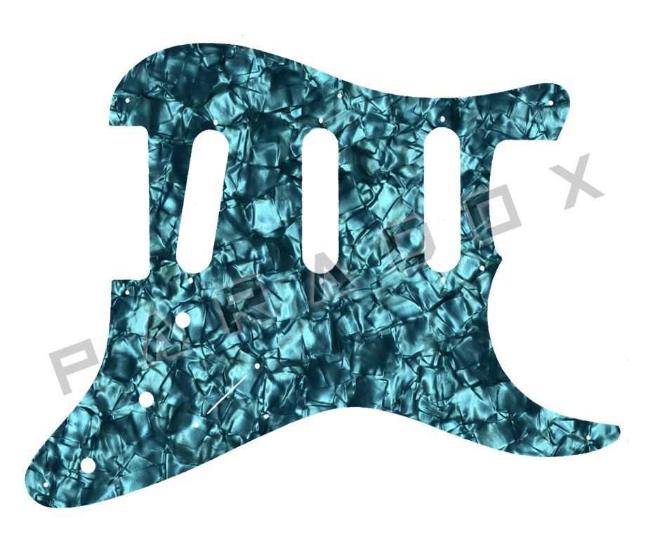Custom Pickguard For 1986 - 1989 Made in Japan Charvel Model 1A3S Super Strat SSS