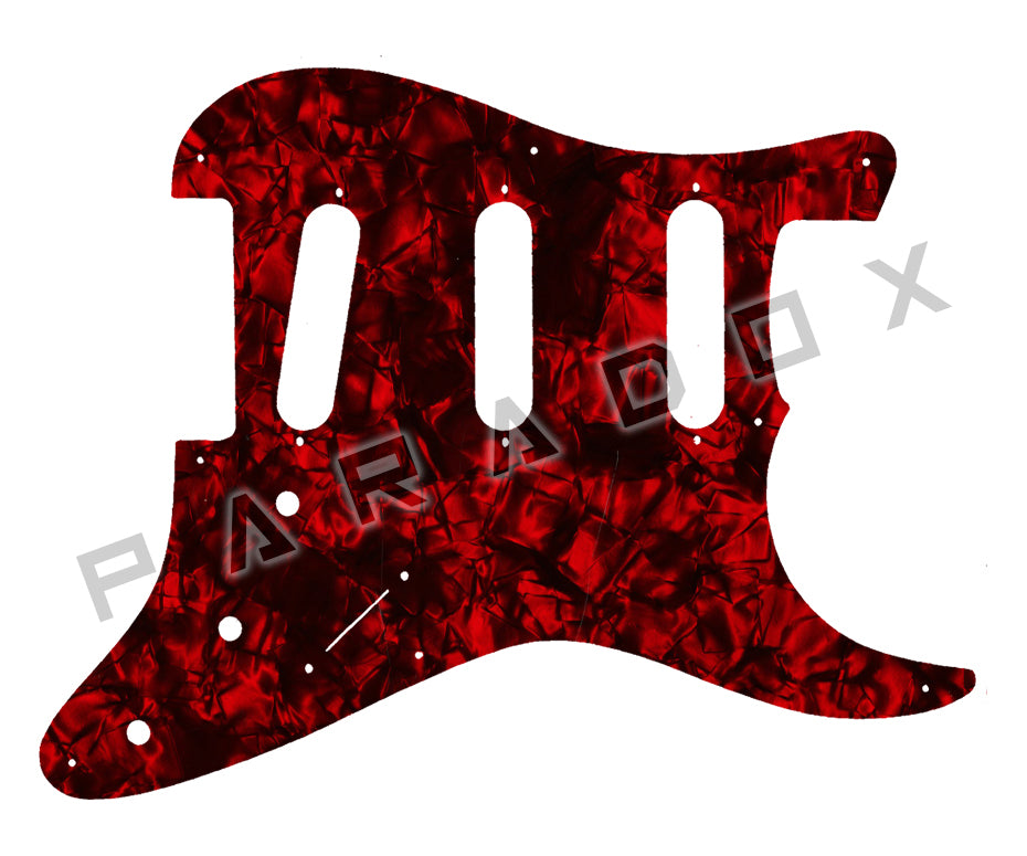 Custom Pickguard For 1986 - 1989 Made in Japan Charvel Model 1A3S Super Strat SSS