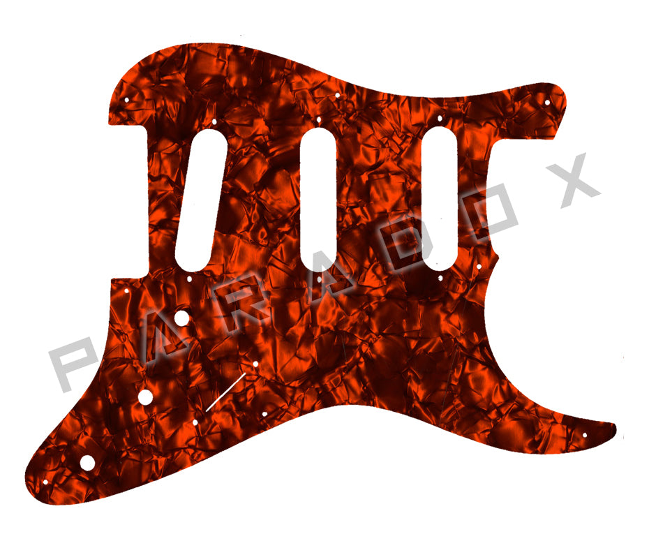 Custom Pickguard For 1986 - 1989 Made in Japan Charvel Model 1A3S Super Strat SSS