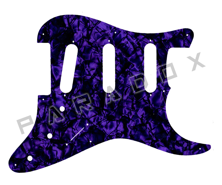 Custom Pickguard For 1986 - 1989 Made in Japan Charvel Model 1A3S Super Strat SSS