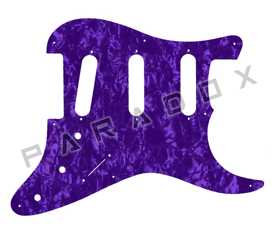 Custom Pickguard For 1986 - 1989 Made in Japan Charvel Model 1A3S Super Strat SSS