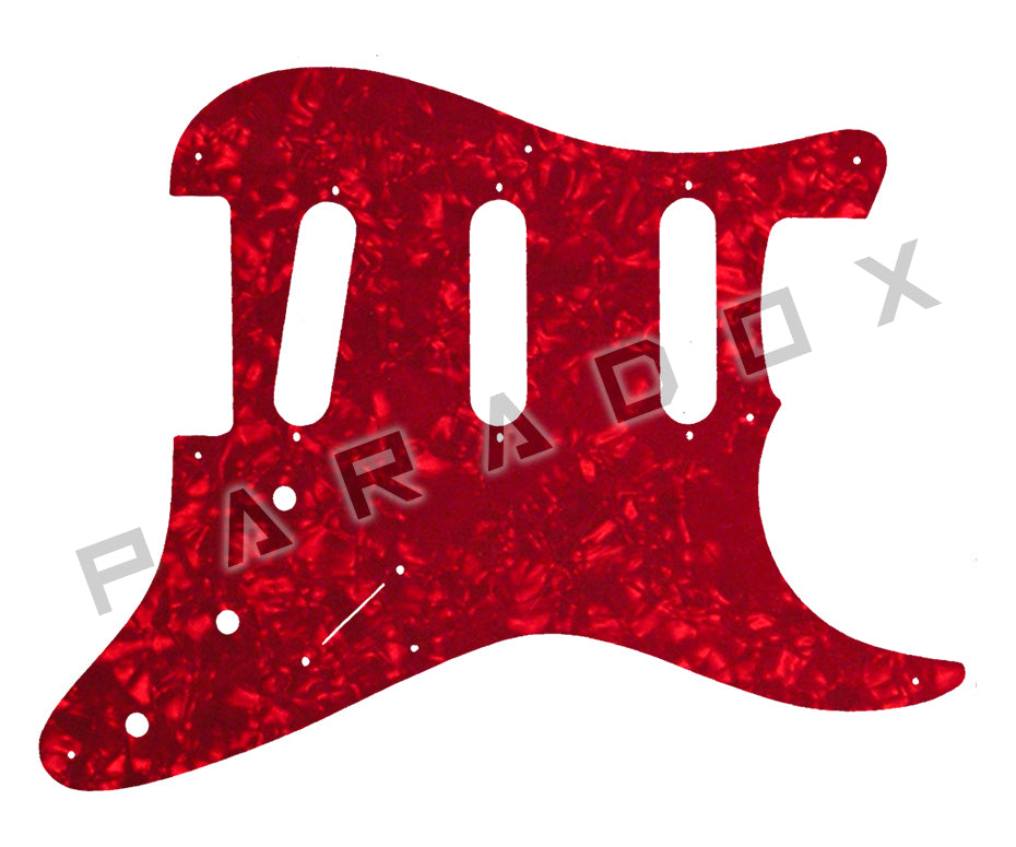 Custom Pickguard For 1986 - 1989 Made in Japan Charvel Model 1A3S Super Strat SSS