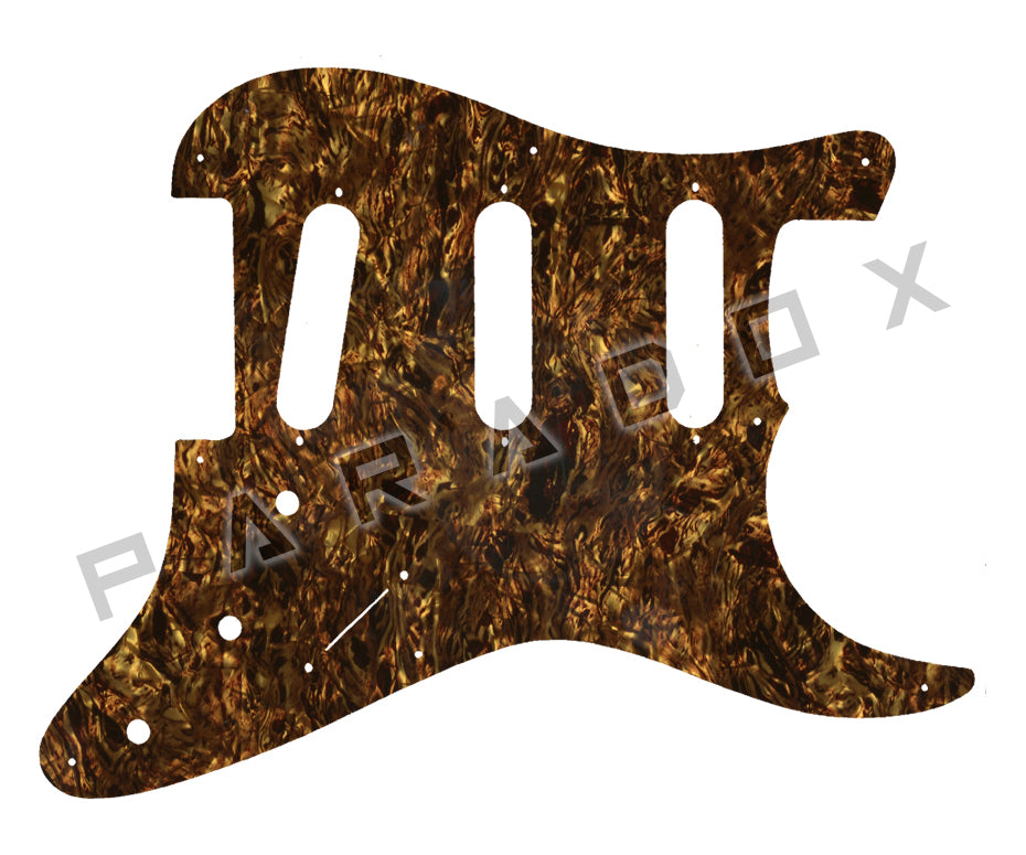Custom Pickguard For 1986 - 1989 Made in Japan Charvel Model 1A3S Super Strat SSS