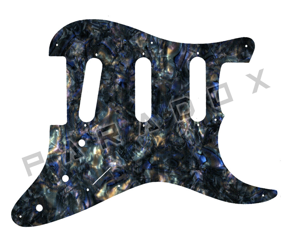 Custom Pickguard For 1986 - 1989 Made in Japan Charvel Model 1A3S Super Strat SSS