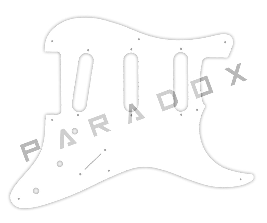 Custom Pickguard For 1986 - 1989 Made in Japan Charvel Model 1A3S Super Strat SSS