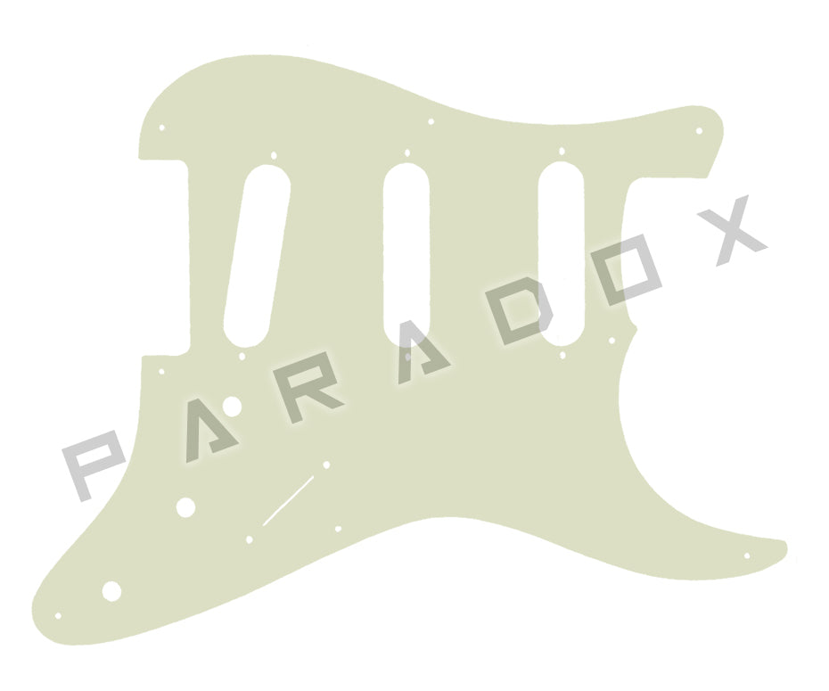 Custom Pickguard For 1986 - 1989 Made in Japan Charvel Model 1A3S Super Strat SSS