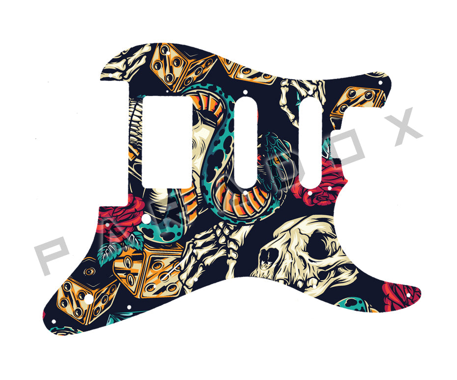 Custom Pickguard For 2022 - 2025 Made in Mexico Charvel Marco Sfogli Signature Pro-Mod So-Cal Style 1 HSS