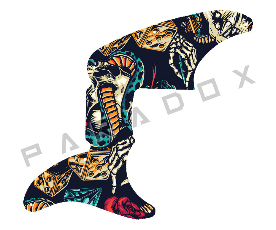 Custom Pickguard For 1994 - 1997 Made in Mexico Fender Precision Bass Special Cowpoke