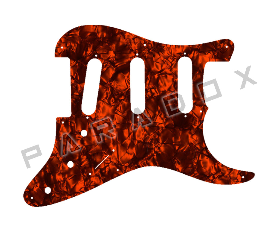 Custom Pickguard For 1987 - 1989 Made in Japan Charvel Model 1A SSS