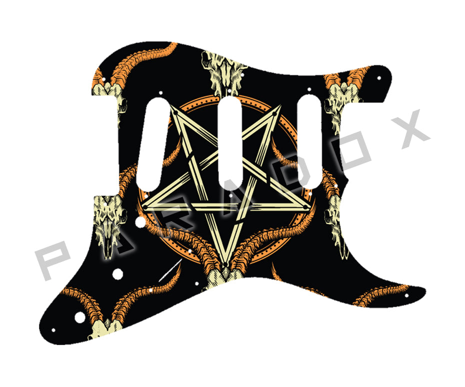 Custom Pickguard For 1987 - 1989 Made in Japan Charvel Model 1A SSS