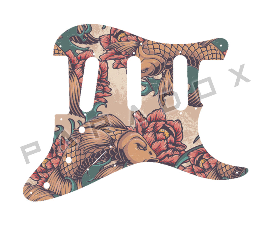 Custom Pickguard For 1987 - 1989 Made in Japan Charvel Model 1A SSS