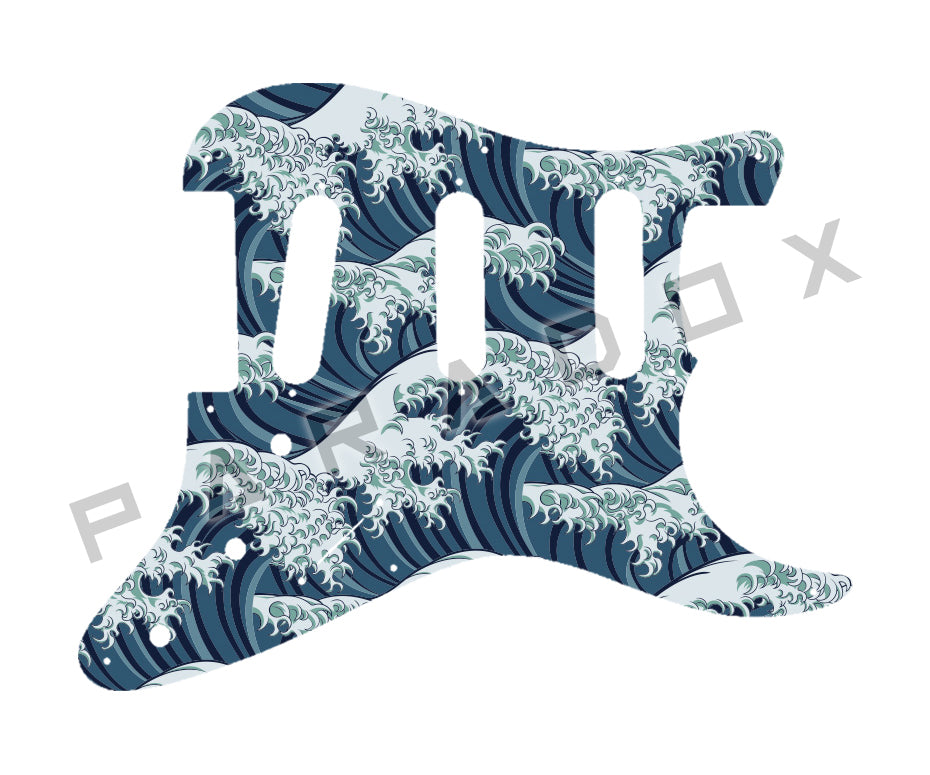 Custom Pickguard For 1987 - 1989 Made in Japan Charvel Model 1A SSS