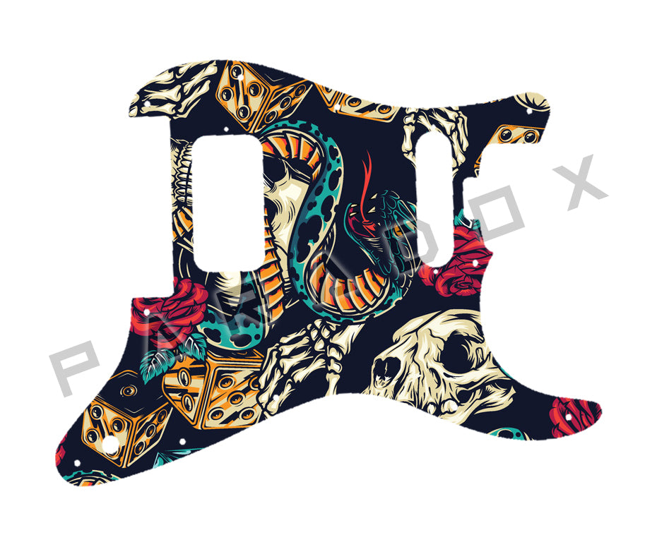 Custom Pickguard For 2020 - 2024 Made in Mexico Charvel Henrik Danhage Signature Pro-Mod So-Cal Style 1 HS