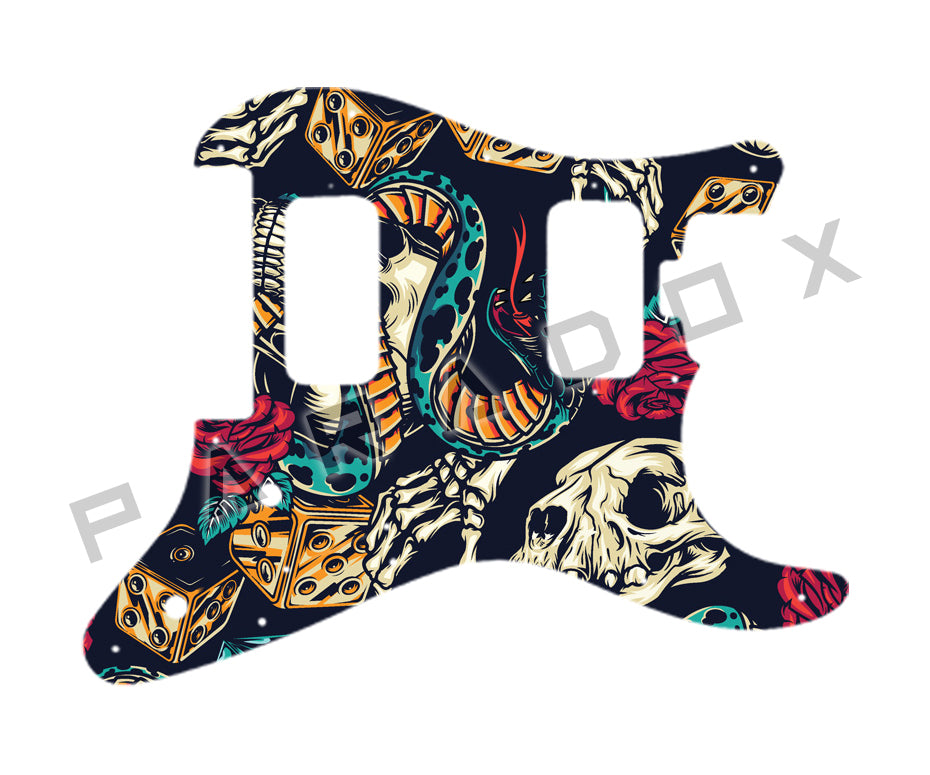 Custom Pickguard For Charvel 2010-Present Made In Mexico Pro-Mod So-Cal Style 1 HH FR