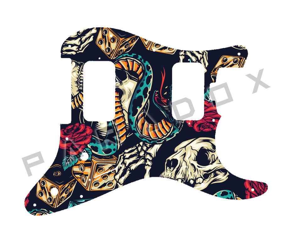 Custom Pickguard For 2023 - 2024 Made in Mexico Charvel Pro-Mod So-Cal Style 1 HH HT E