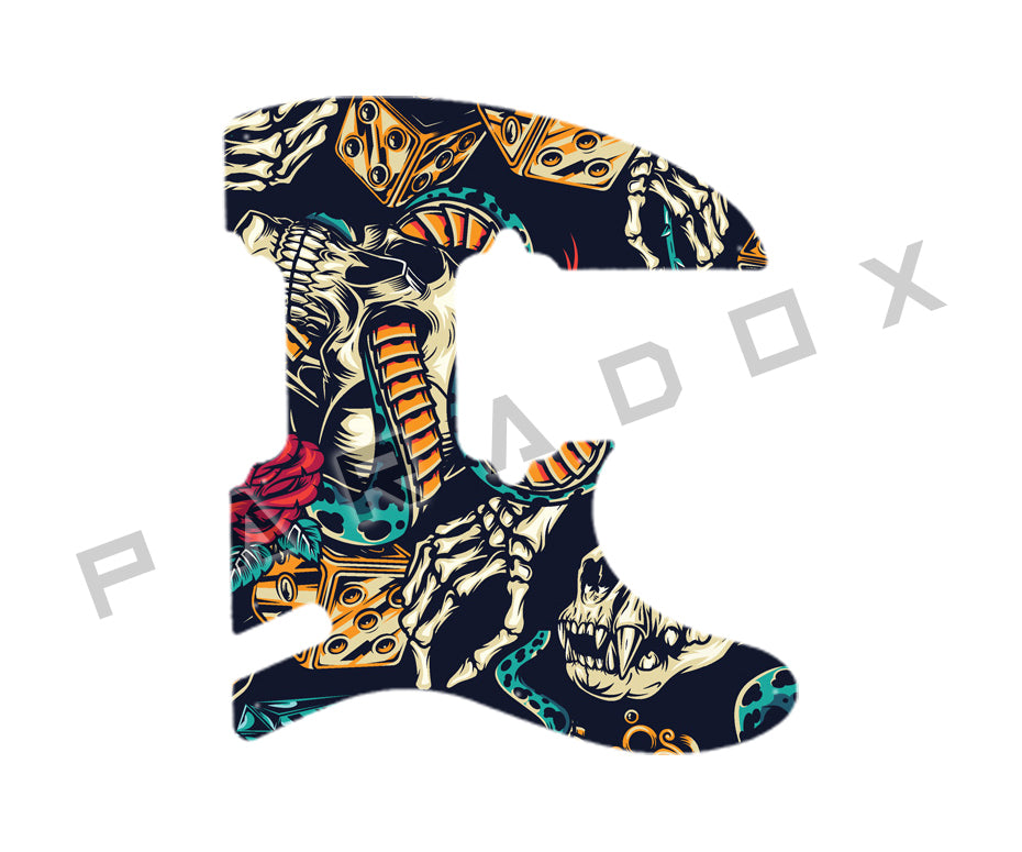 Custom Pickguard For 2020 - 2025 Made in Mexico Charvel Pro-Mod So-Cal Style 2 24 HH 2PT CM