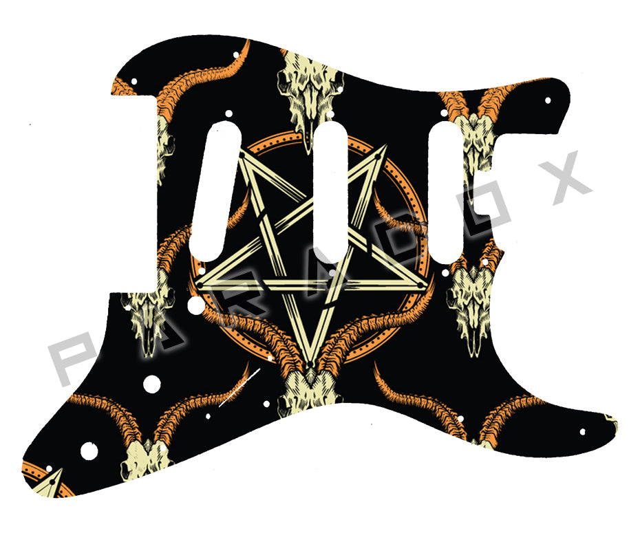 Custom Pickguard For 2010 - Present Made In Mexico Charvel Pro-Mod So-Cal Style 1 SSS 3-Controls Floyd Rose