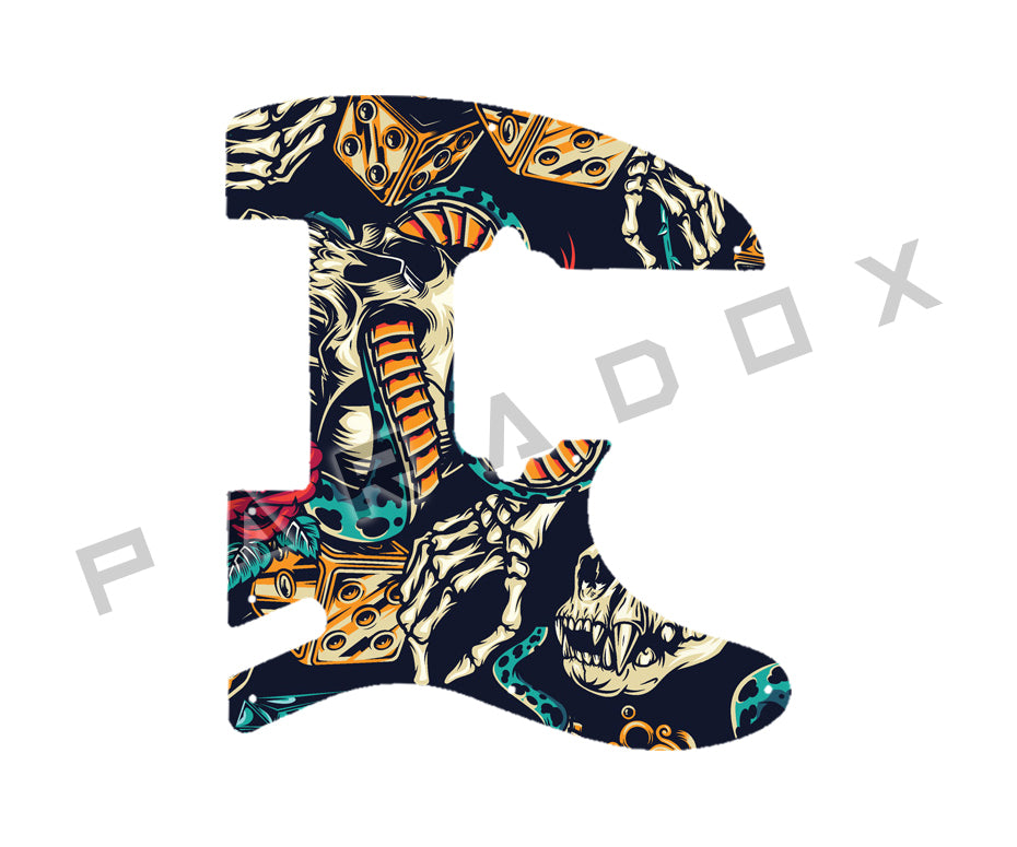 Custom Pickguard For 2020 - 2024 Made in Mexico Charvel Pro-Mod So-Cal Style 2 24 HH HT CM
