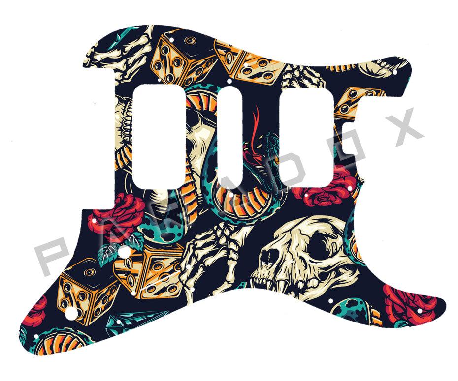 Custom Pickguard For 2010 - Present Made In Mexico Charvel Pro-Mod So-Cal Style 1 HSH FR