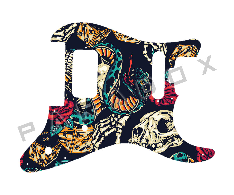 Custom Pickguard For 2019 - 2024 Made in Mexico Charvel Super Stock SC1 H-S