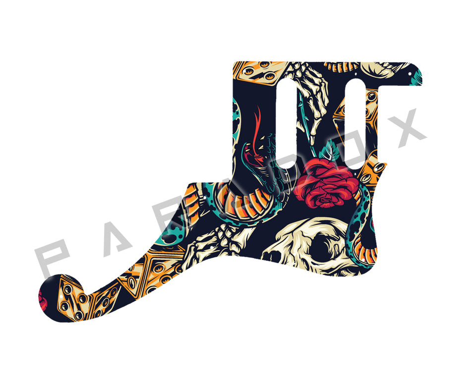 Custom Pickguard For 2020 - 2021 D'Angelico Deluxe Bedford SH Limited Edition HSS Version 1