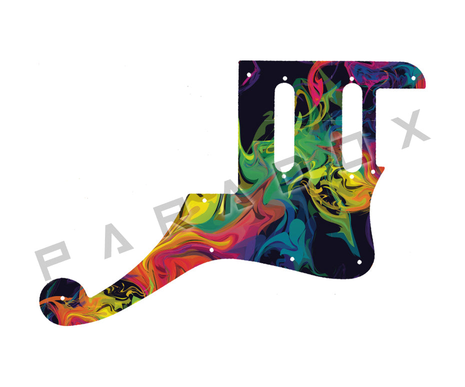 Custom Pickguard For 2020 - 2021 D'Angelico Deluxe Bedford SH Limited Edition HSS Version 2