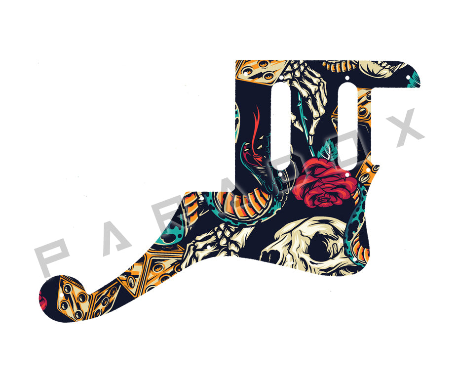 Custom Pickguard For 2020 - 2021 D'Angelico Deluxe Bedford SH Limited Edition HSS Version 2