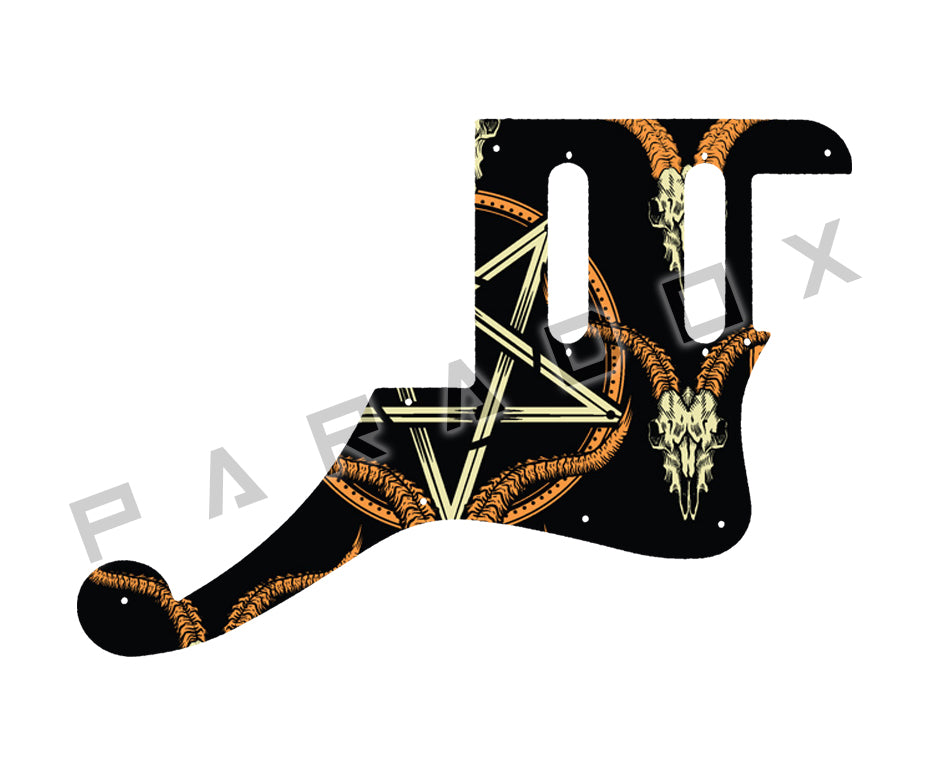 Custom Pickguard For 2020 - 2021 D'Angelico Deluxe Bedford SH Limited Edition HSS Version 3