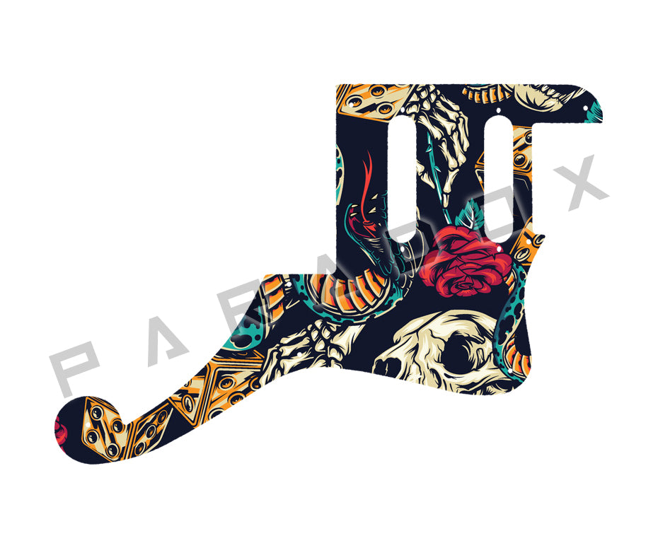 Custom Pickguard For 2020 - 2021 D'Angelico Deluxe Bedford SH Limited Edition HSS Version 3
