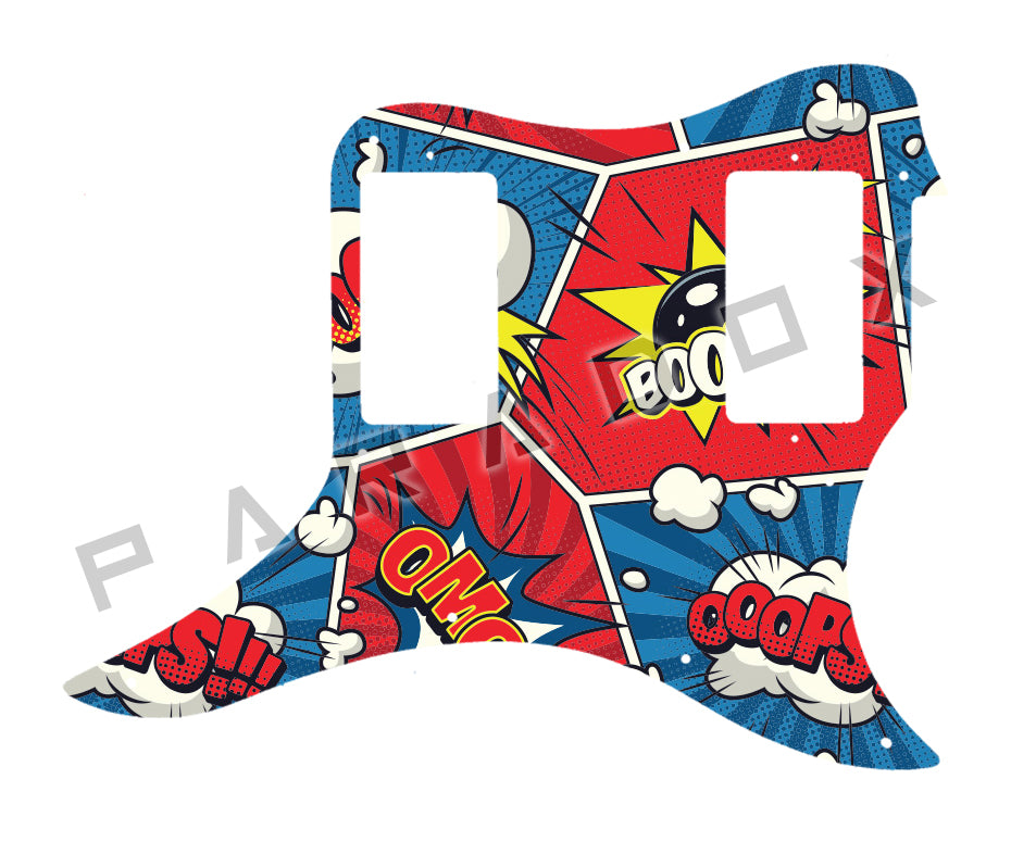 Custom Pickguard For 2021 - Present Made in America Dunable DE R2 2-Humbuckers