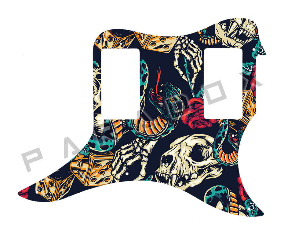 Custom Pickguard For 2021 - Present Made in America Dunable DE R2 2-Humbuckers