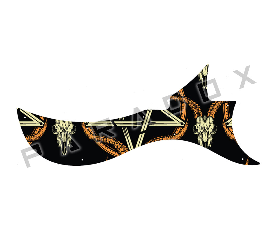 Custom Pickguard For 2021 - Present Made in America Dunable Gnarwhal Bass T-Bird