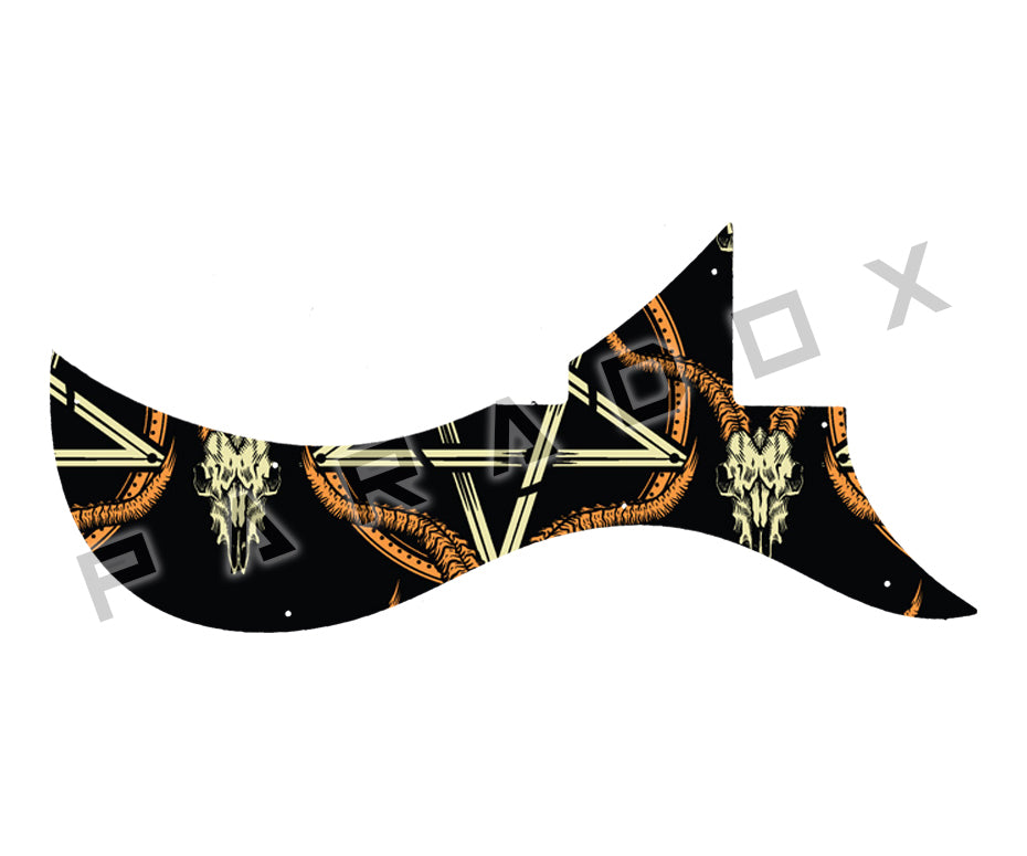 Custom Pickguard For 2021 - Present Made in America Dunable Gnarwhal Guitar 2 - Humbuckers