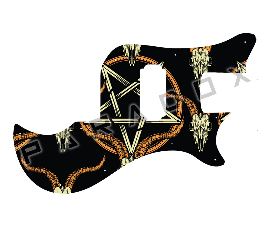 Custom Pickguard For 2021 - Present Made in America Dunable Thunderclapper Bass 2 Humbuckers