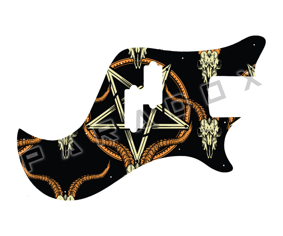 Custom Pickguard For 2021 - Present Made in America Dunable Thunderclapper Bass P-Bass