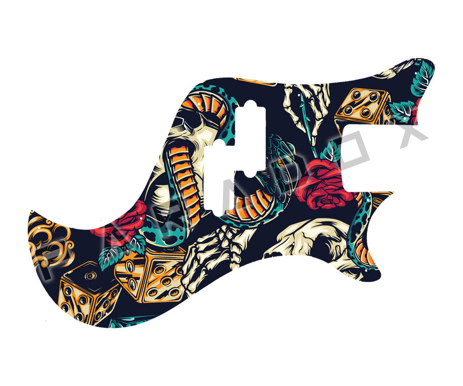 Custom Pickguard For 2021 - Present Made in America Dunable Thunderclapper Bass P-Bass