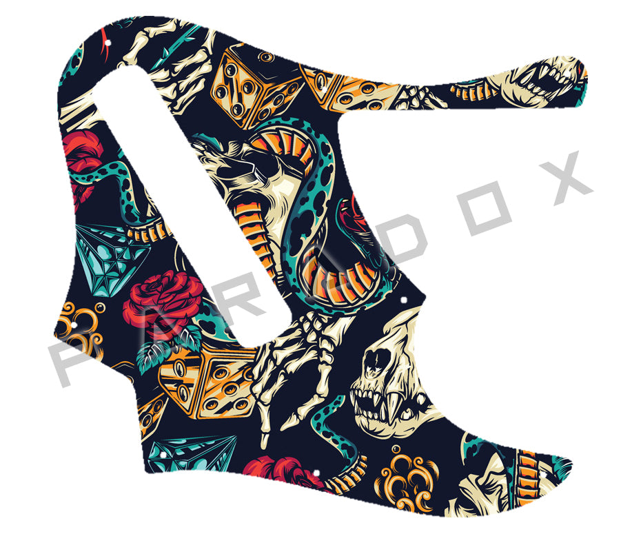 Custom Pickguard For 2008-2009 Made in Canada Dingwall Super J 5