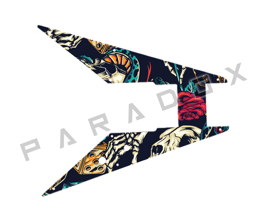 Custom Pickguard For 2017 - Present Epiphone Limited Edition Richie Faulkner Flying V Outfit