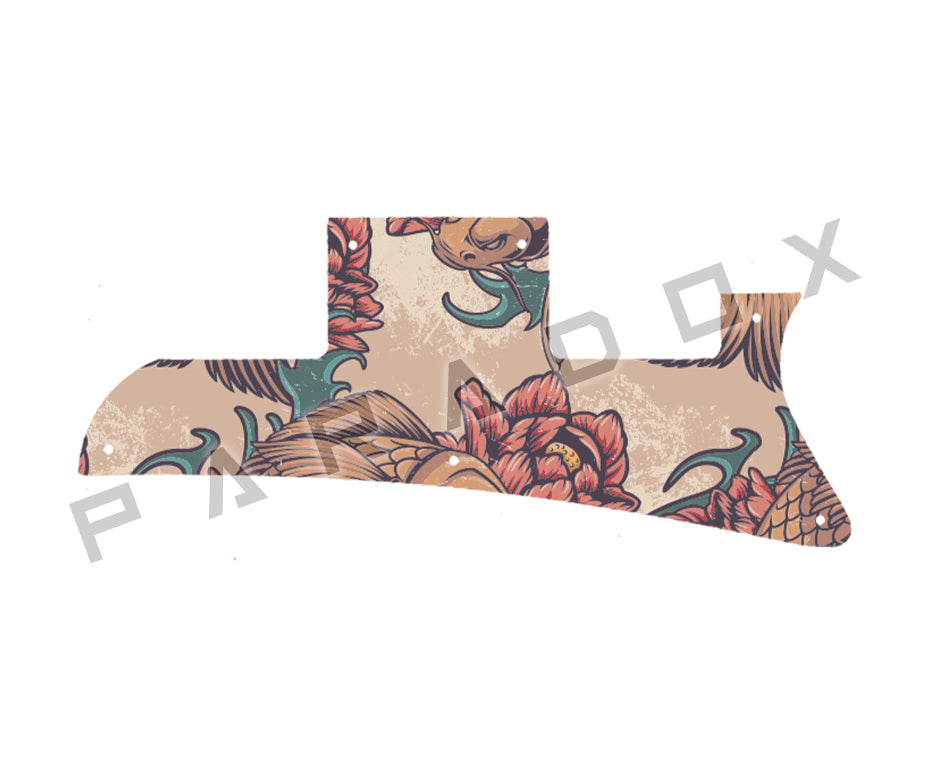 Custom Pickguard For 2018 Made in China Epiphone Limited Edition '58 Korina Moderne