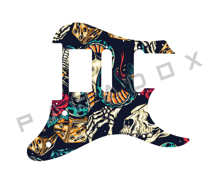 Custom Pickguard For 2014 - 2018 Made in Japan ESP E-II ST-1 HSS