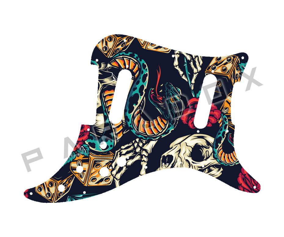 Custom Pickguard For 2020 - 2024 Made in Mexico Fender Player Lead II