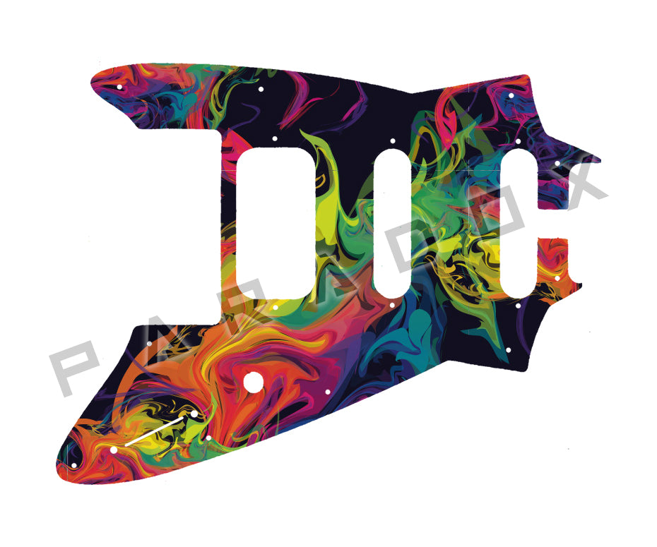 Custom Pickguard For 2086 Floyd Rose Discovery HSS