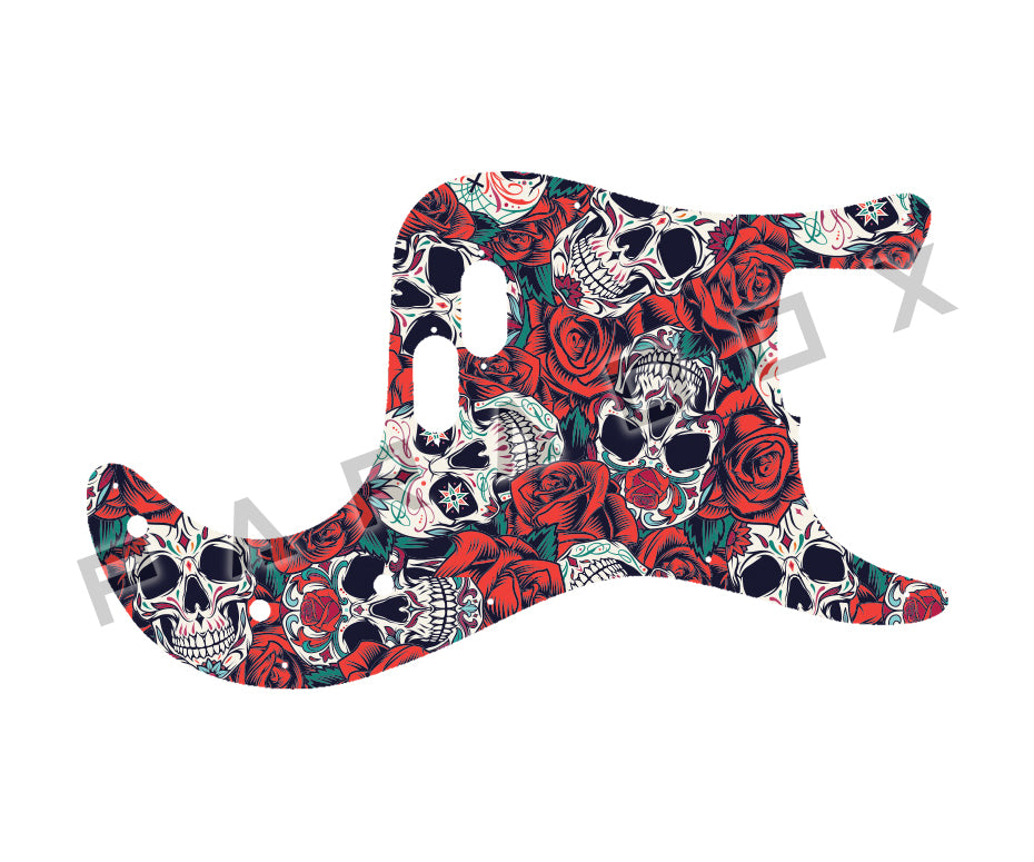 Custom Pickguard For 1983 - 1985 Made in Japan Squier By Fender Bullet Bass B-34